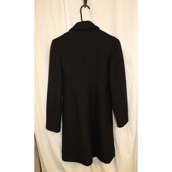 Kate Spade Coat Size Small Pea Coat Black Damaged (3) - Picture 2 of 10